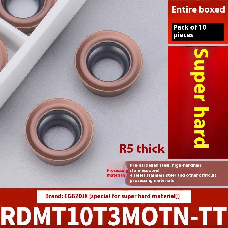 2042-CNC milling inserts, RPMW carbide R5 machining center, R4 milling machine, R6 milling inserts, RPMT round cutter cutters Shandong Denso Pricision Tools Co.,Ltd.